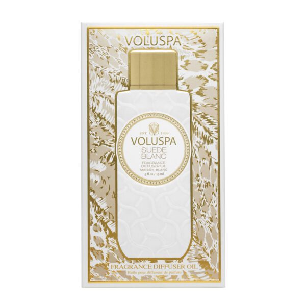 Óleo Difusor Ultrassônico Voluspa Suede Blanc 15ml