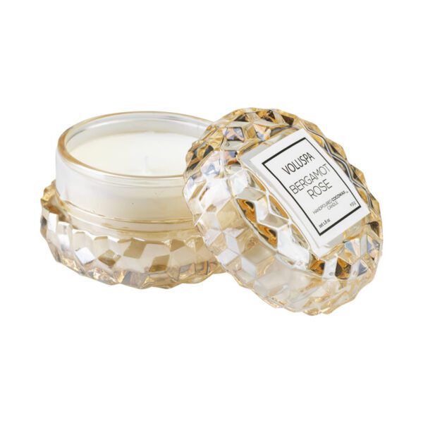 Vela Macarron Voluspa Bergamote Rose 15 Horas