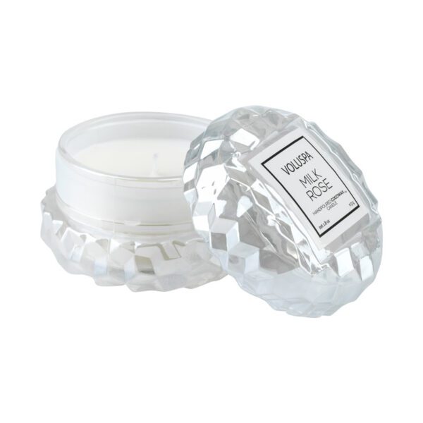 Vela Macarron Voluspa Milk Rose 15 Horas