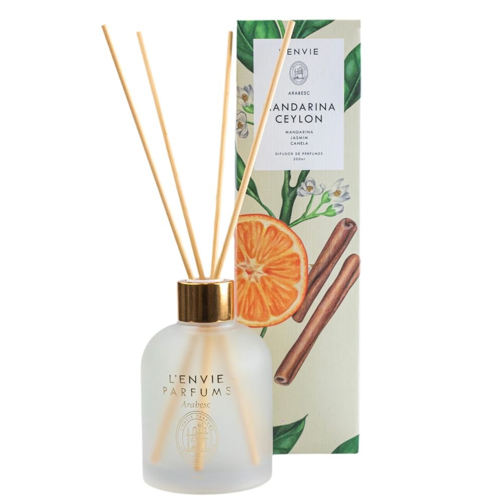 Difusor de Ambiente Lenvie Mandarina do Ceylon 250ml