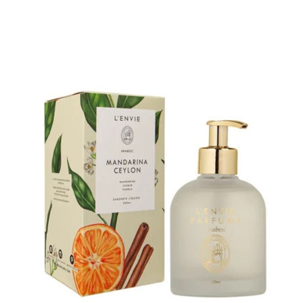 Sabonete Líquido Lenvie Mandarina Ceylon 200ml