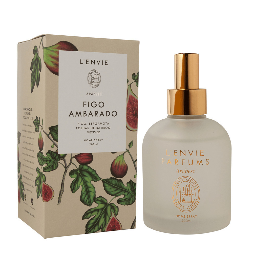 Spray de Ambiente Lenvie Figo Ambarado 200ml