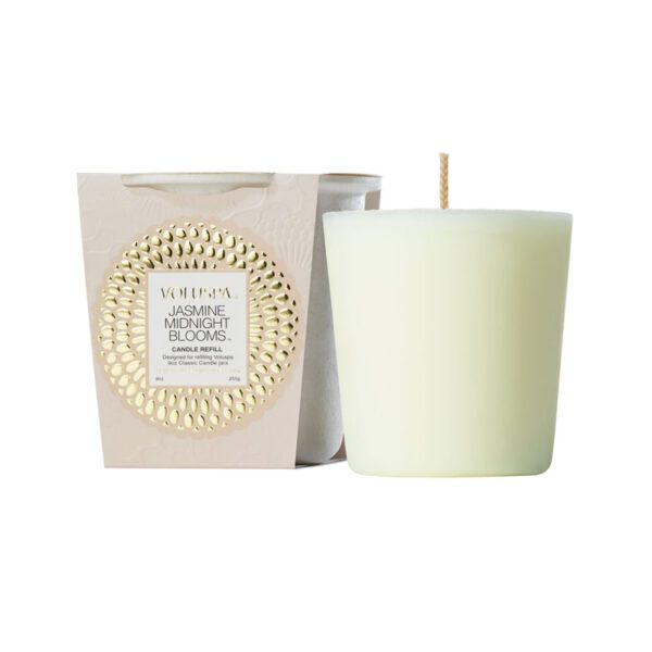 Refil Vela Copo Jasmine Mindnight Voluspa 60H