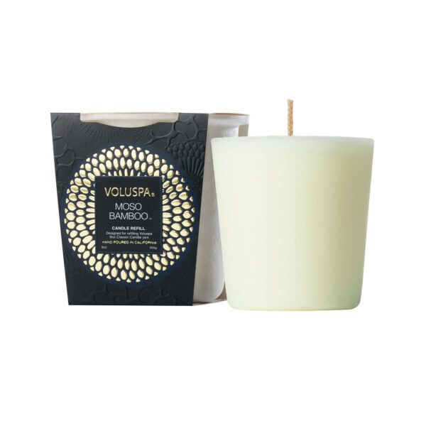 Refil Vela Copo Mosso Bamboo Voluspa 60H