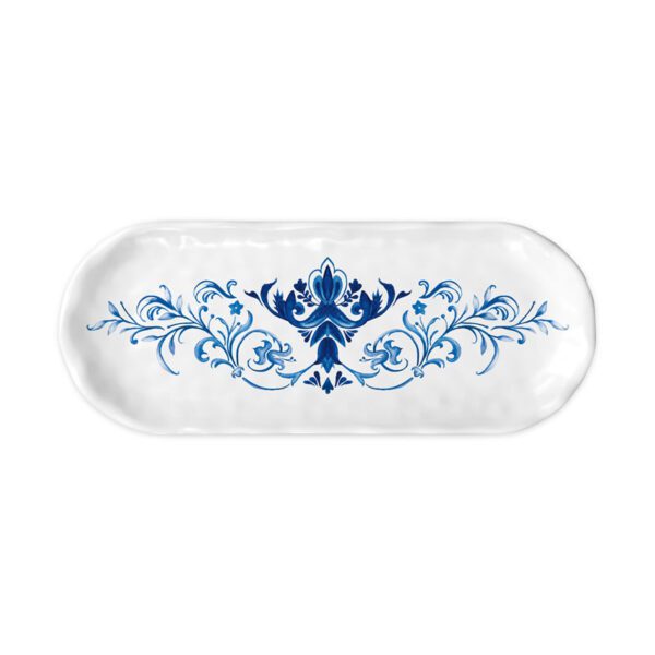 Bandeja Pequena em Melamina Michel Design Indigo Sea