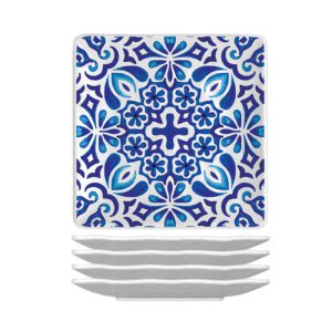 Kit Pratos Canapes Melamina Michel Design Indigo Seas