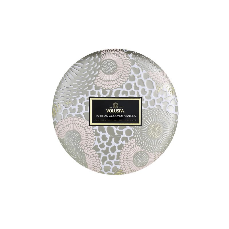 Vela Lata Voluspa Tahitian Cocconut Vanilla 60H