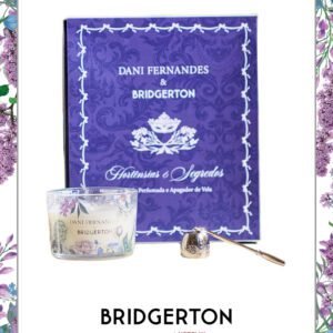 Kit Vela perfumada + Apagador Bridgerton Dani Fernandes 90gr