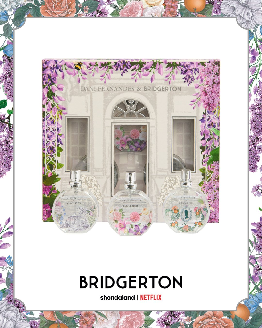 Kit Trio de Aroma Bridgerton Dani Fernandes 25ml