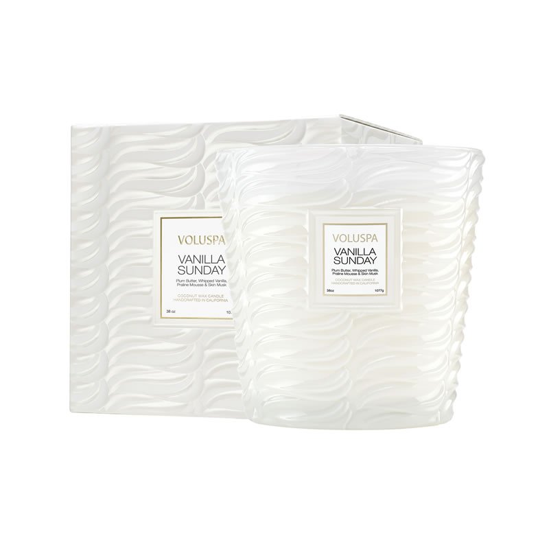 Vela Pedestal Voluspa Vanilla Sunday +80H