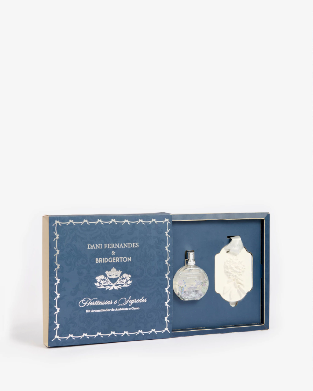 Kit Gesso + Aromatizador Bridgerton Dani Fernandes Hortênsias e Segredos - Imagem 2