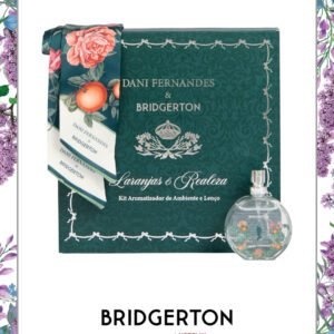 Kit Lenço +Home Spray Dani Fernandes Laranjas e Realezas