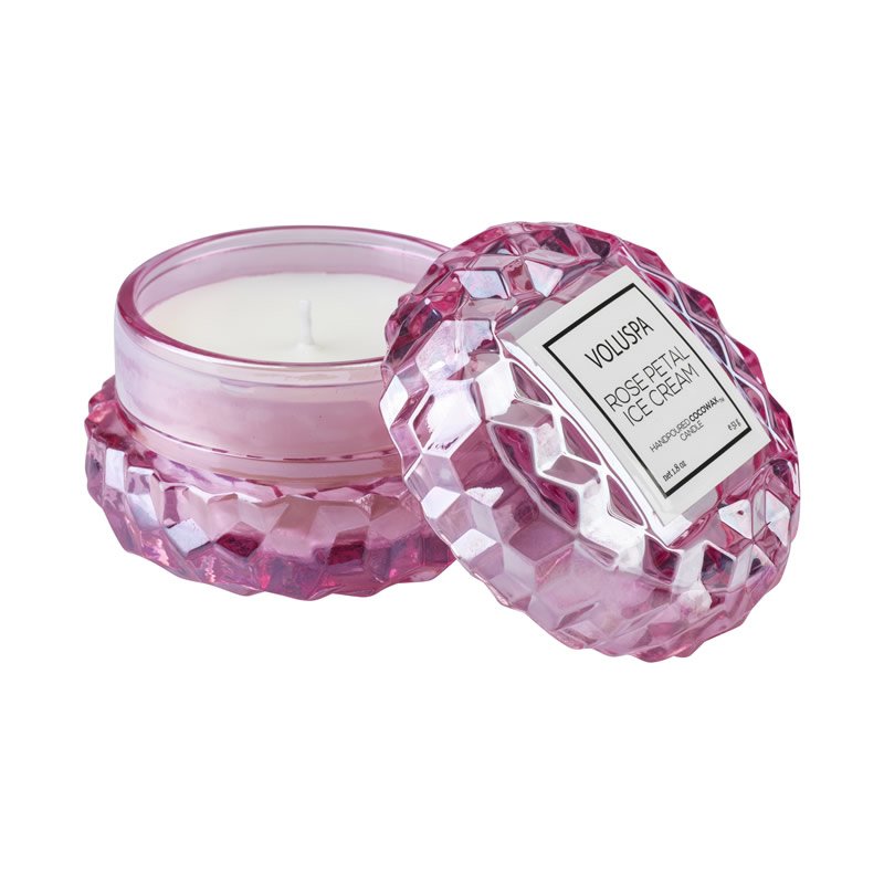 Kit Roses 3 Mini Velas Voluspa Macaron 15H - Imagem 3