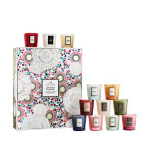 Kit 12 Mini Velas Copo Vidro Japônica Archive10H